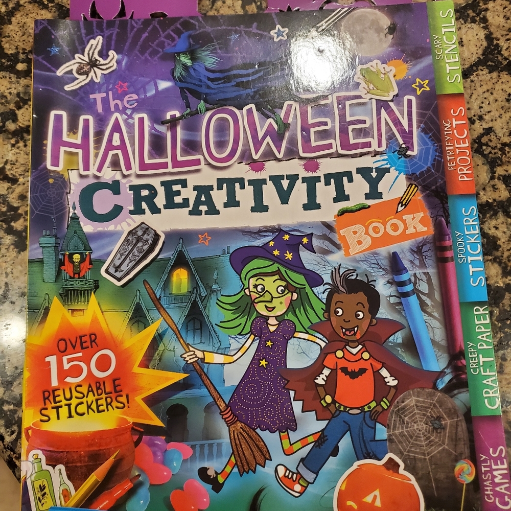 Halloween Craft/Activity Book (spiral bound)